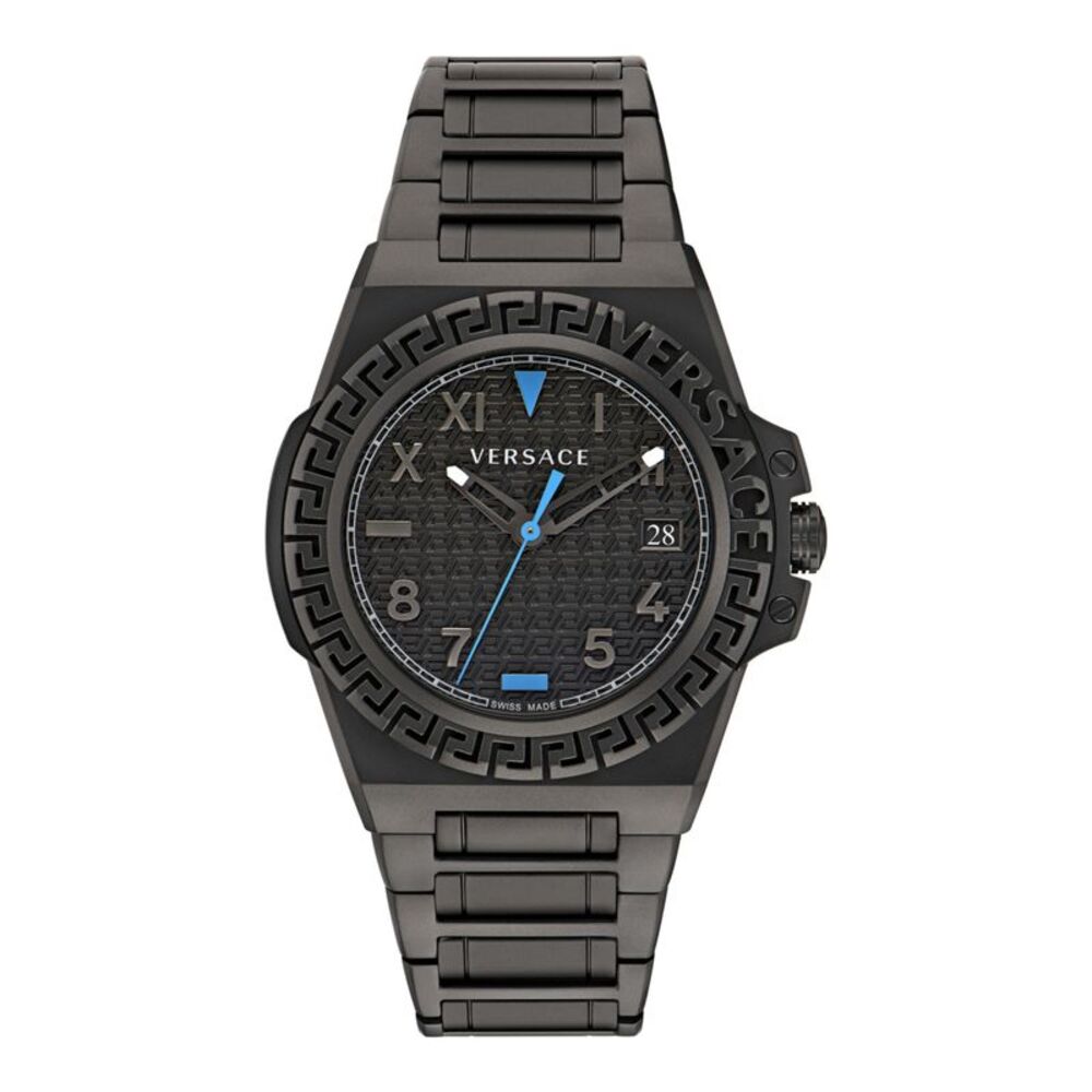 Versace Greca Reaction Bracelet Watch Mens